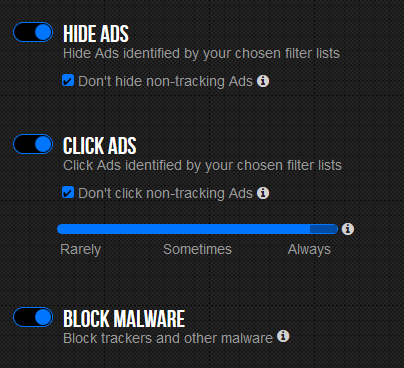 Ad Nauseam Setting